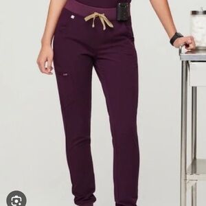 Figs Deep Purple Small Zamora joggers